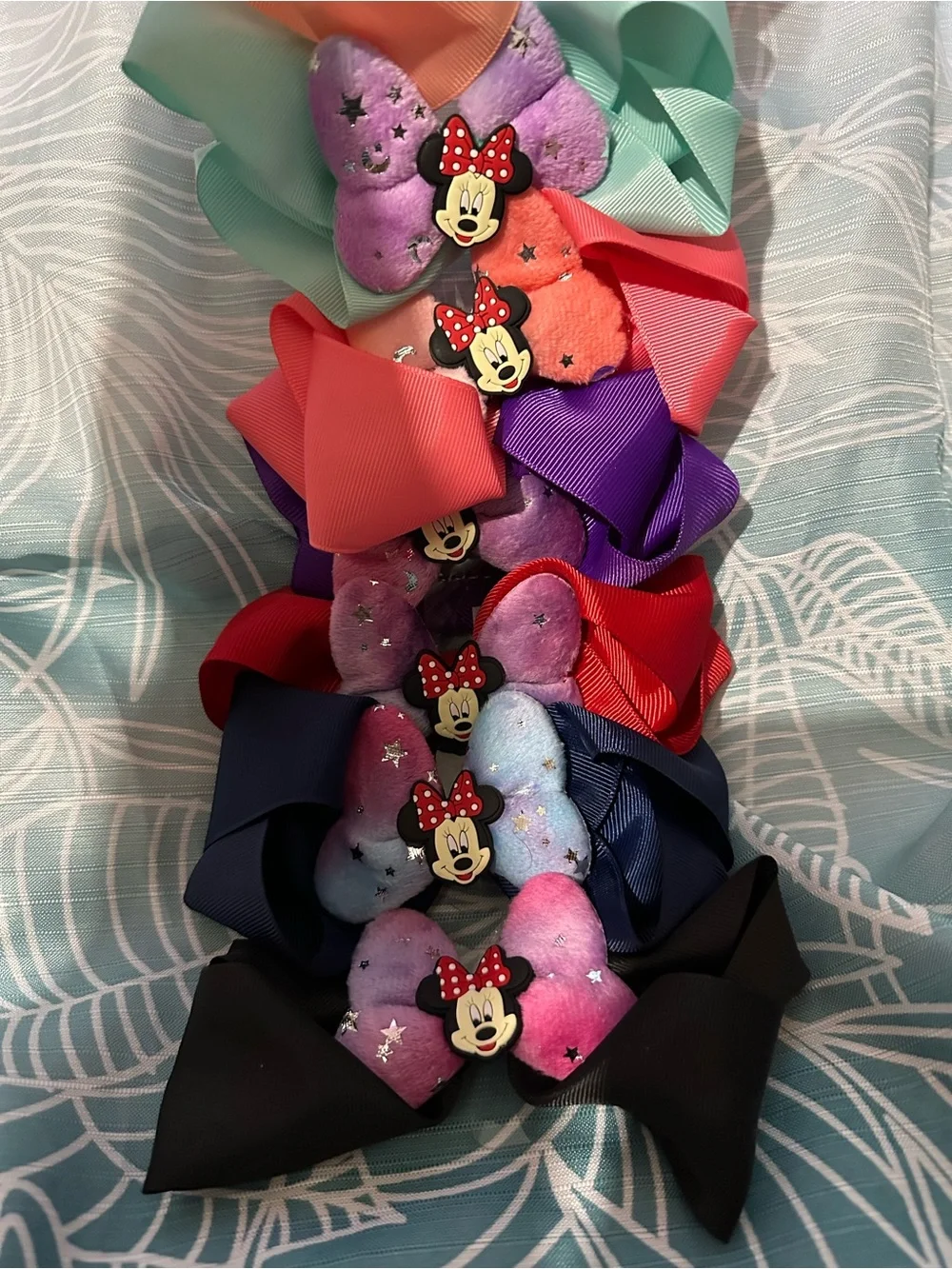 Pack of 12 girls hair bows